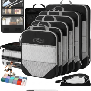 TRAVCUBE 10-Piece Premium Compression Packing Cube Set